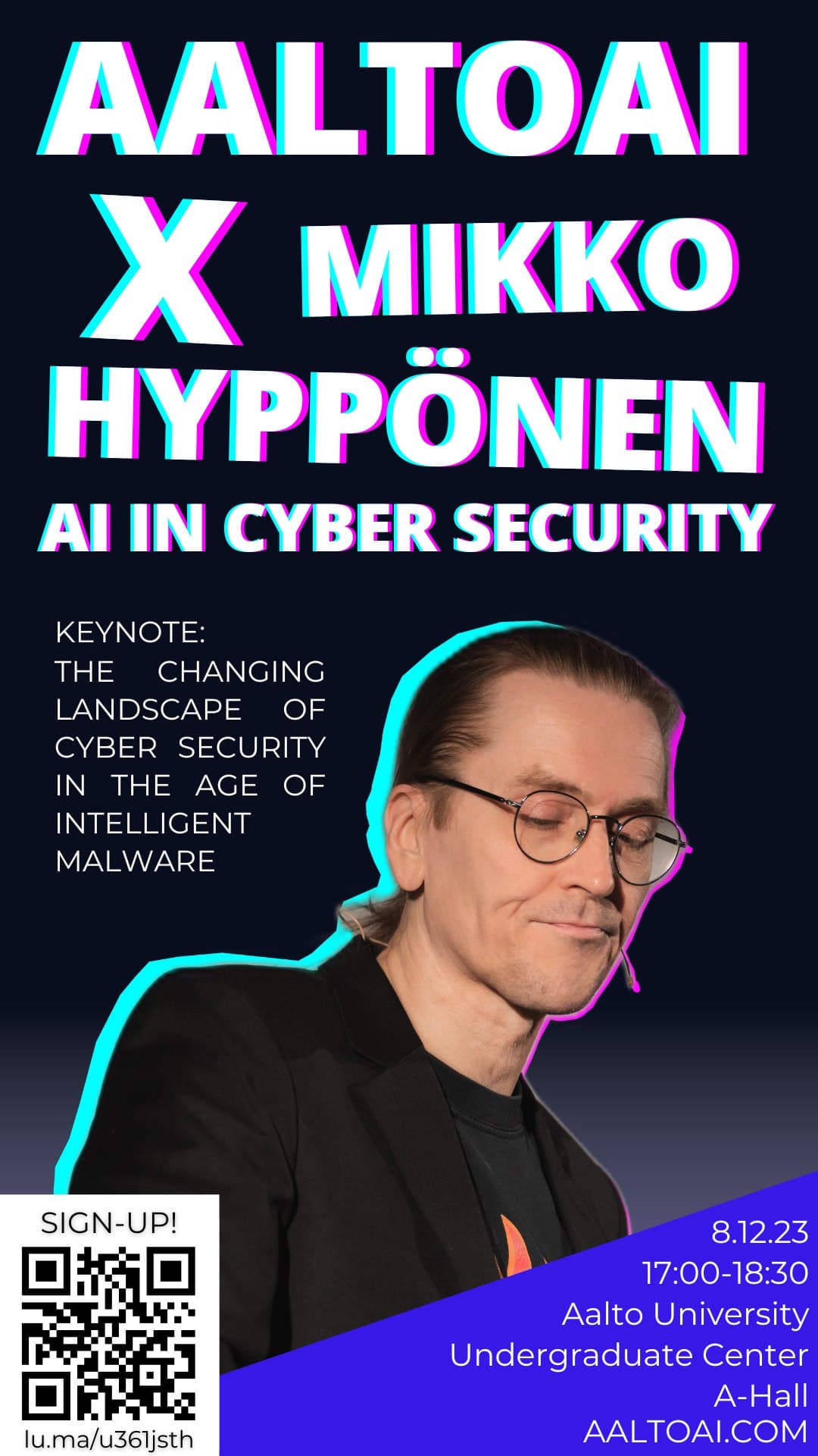 AALTOAI x MIKKO HYPPÖNEN: AI IN CYBER SECURITY banner