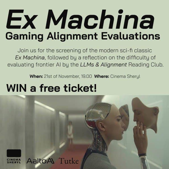 Ex Machina + Frontier AI Reflection Night banner